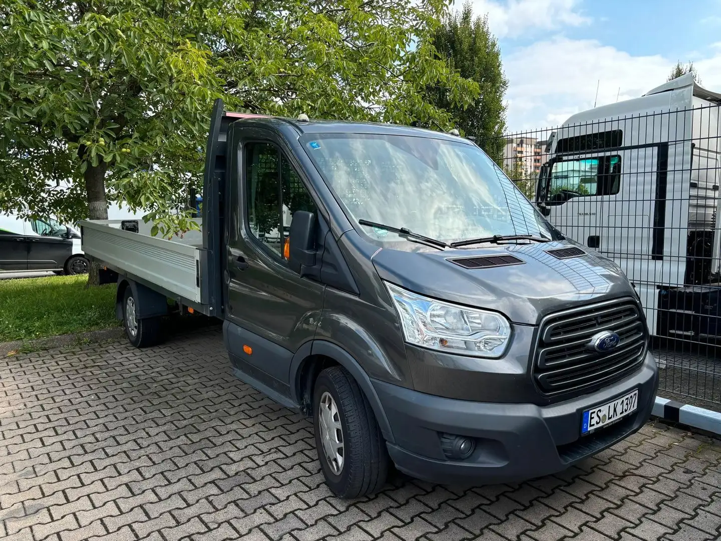 Ford Transit TRANSIT 2,0 TDCI PRITSCHE 350 L4|KLIMA|AUS 1HAND Grey - 1