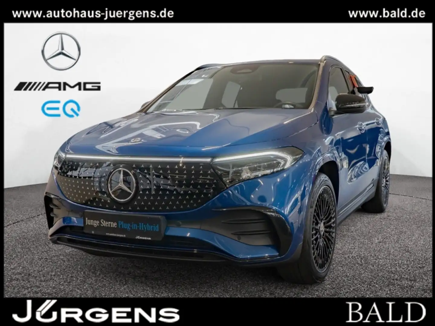 Mercedes-Benz EQA 300 4M AMG-Sport/LED/Cam/Night/Totw/Ambi/20" Albastru - 1