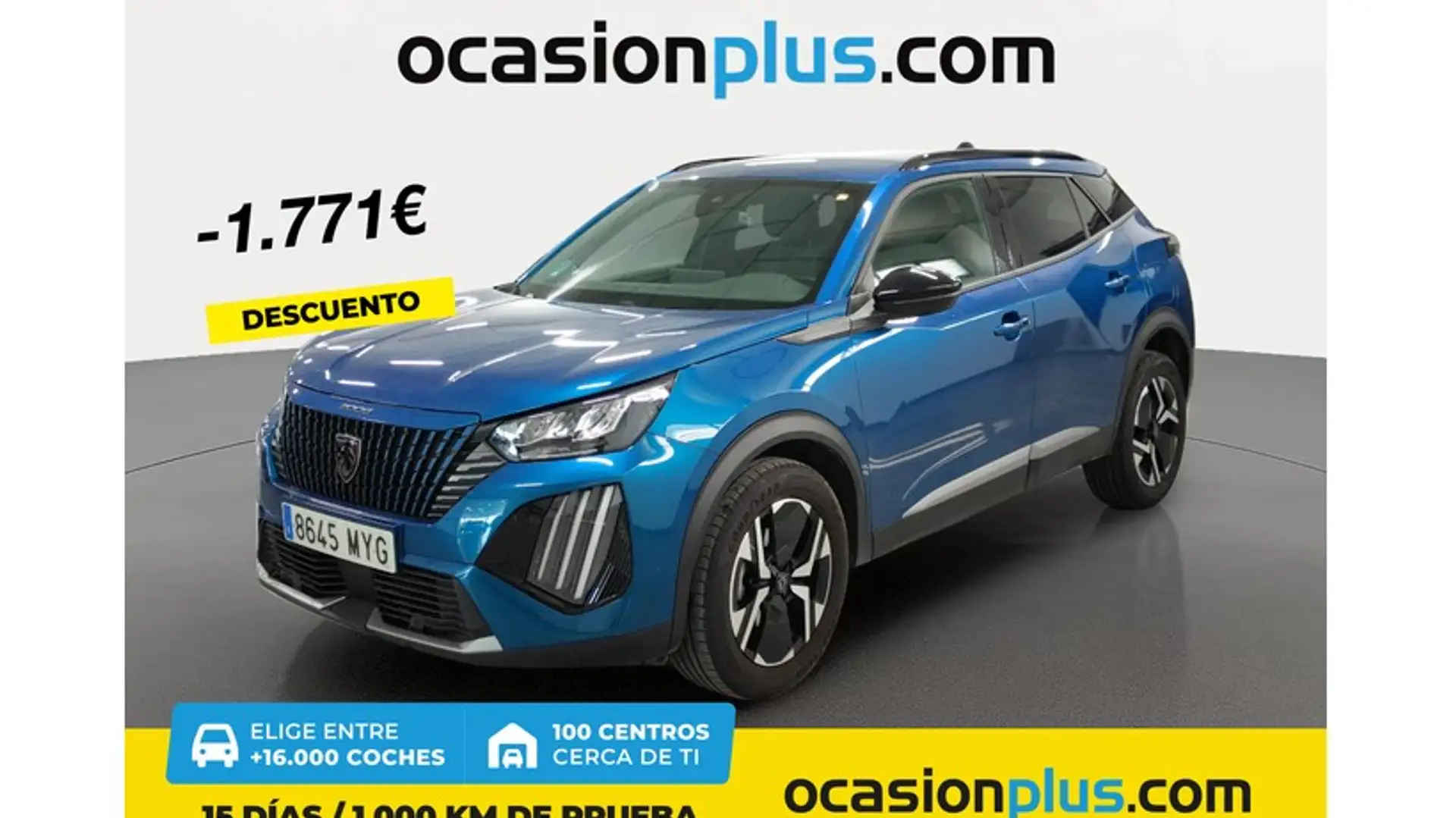 Peugeot 2008 1.2 PureTech S&S Allure 100 Blau - 1