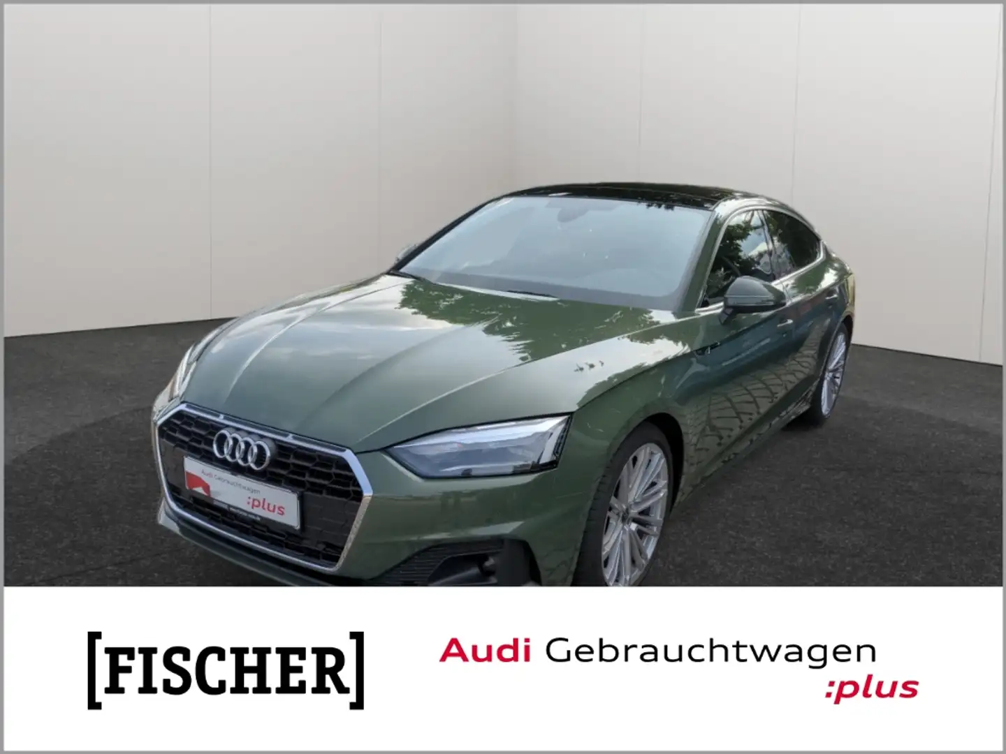 Audi A5 Sportback 35TFSI S tronic LED SHZ GRA PDC Panorama Grün - 1