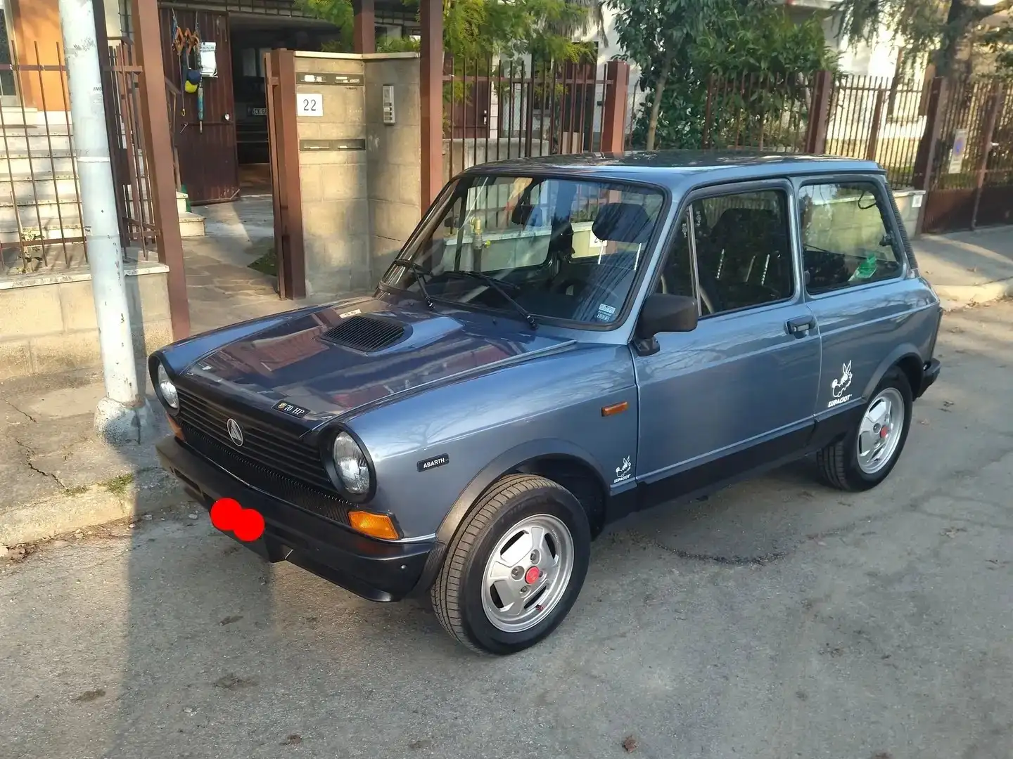 Autobianchi A 112 A112 1050 Abarth Albastru - 1
