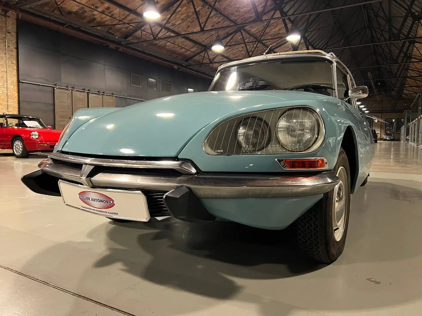 Citroen DS 20 Commerciale, Automatikgurte und Kopfstütze Albastru - 2