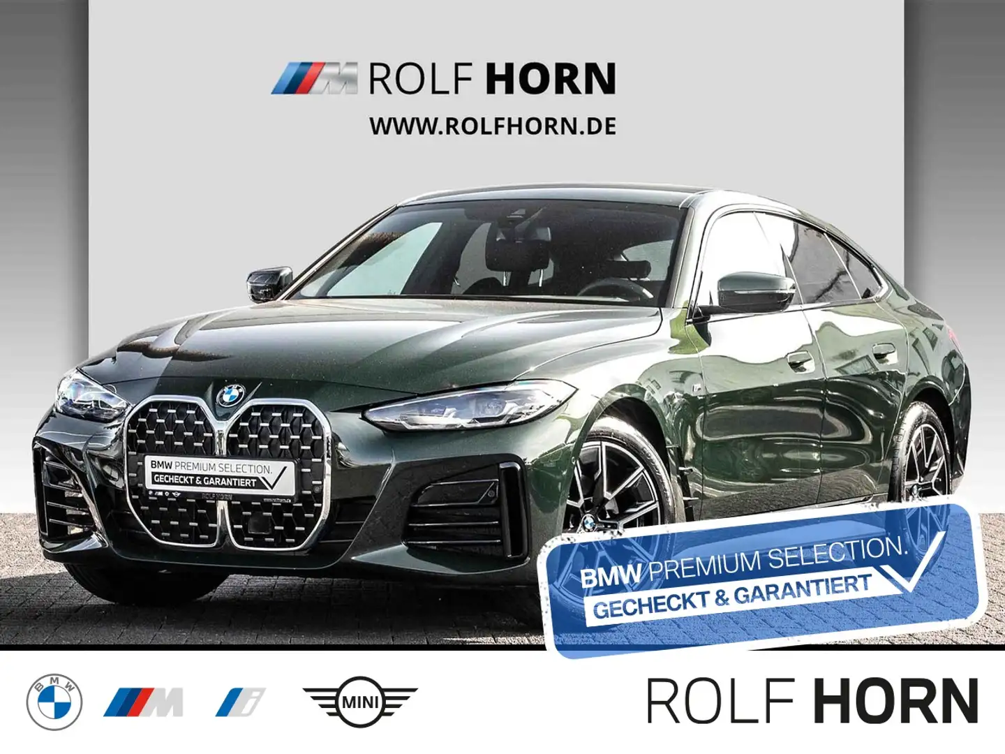 BMW 420 i Gran Coupe HiFi Navi RfKam LED Sitzhz Klima Verde - 1