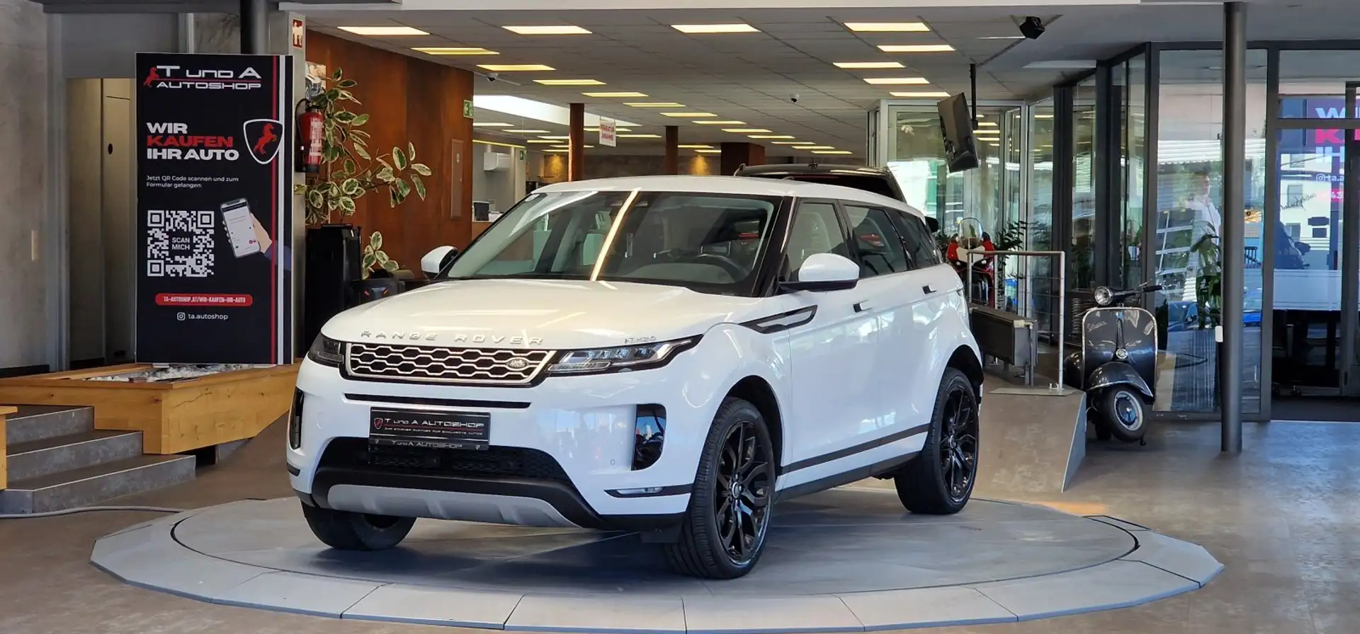 Land Rover Range Rover Evoque 2.0 D150 4x4 Aut. *Kamera*Apple*20Zoll*LED* Weiß - 1