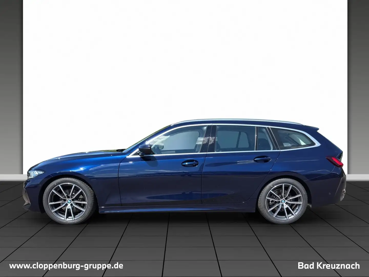 BMW 320 d Head-Up+AHK+Navi+ACC+E.Sitze Memo.+SHZ+LED Blau - 2