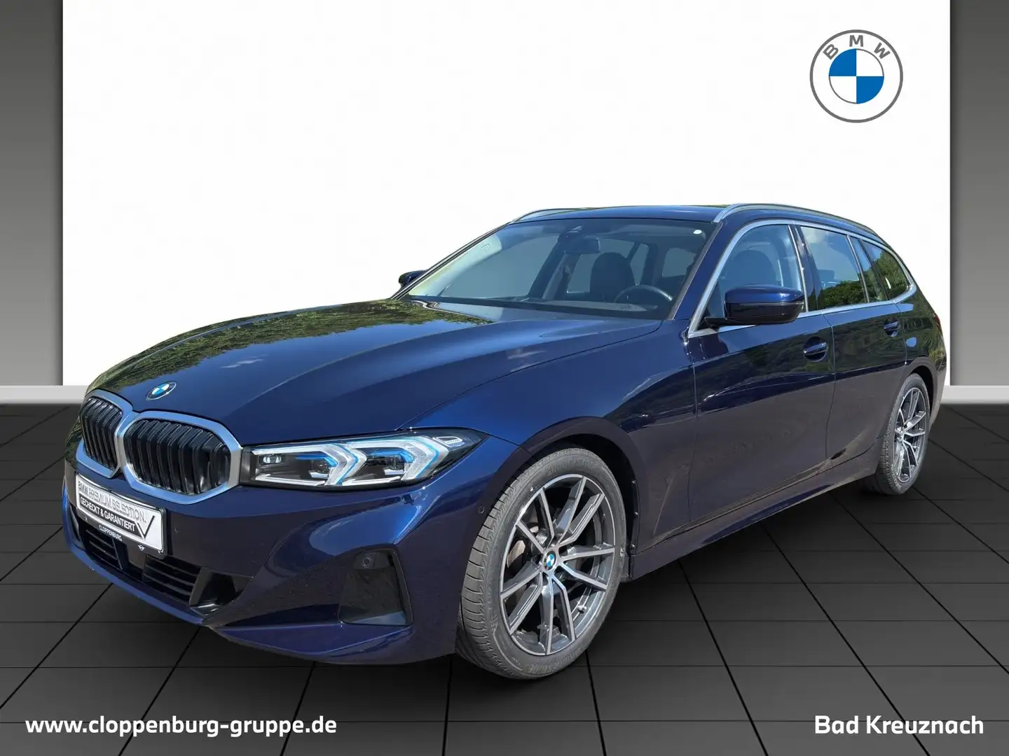 BMW 320 d Head-Up+AHK+Navi+ACC+E.Sitze Memo.+SHZ+LED Blau - 1