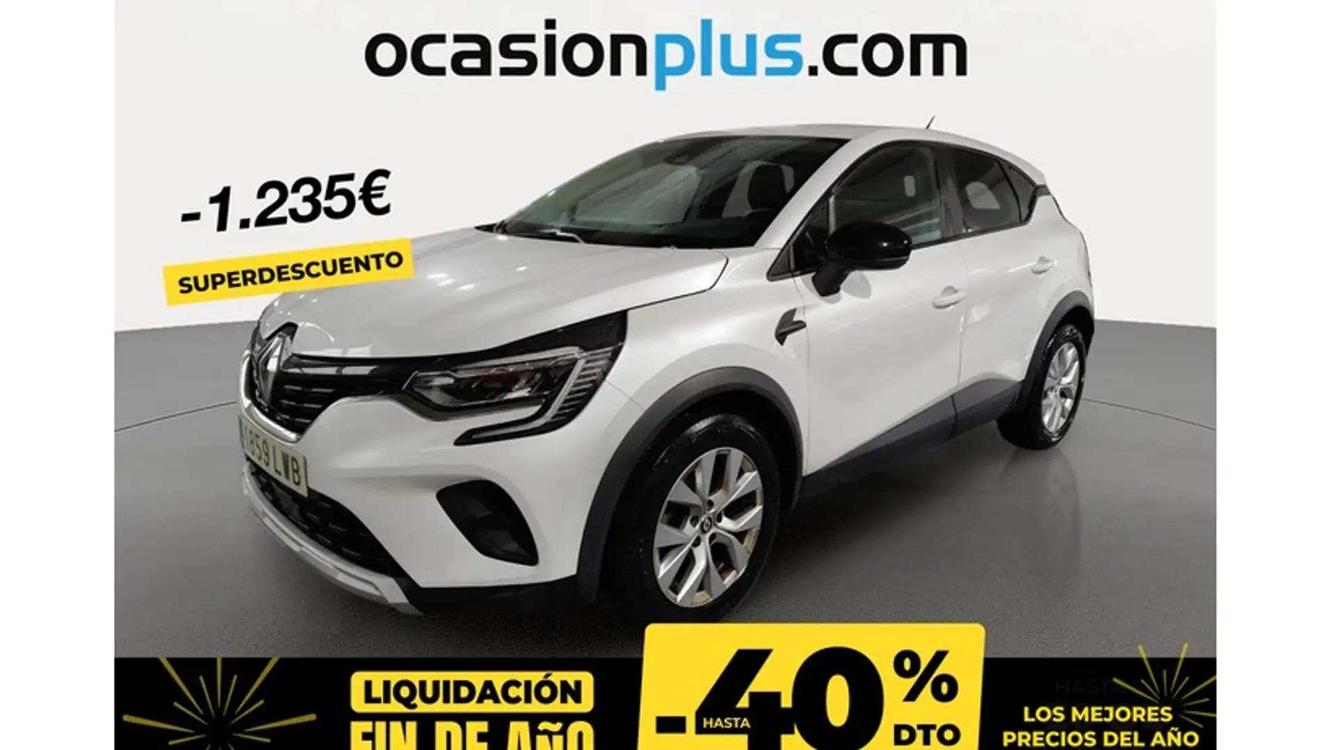 Renault Captur TCe Intens 74kW GLP Blanc - 1