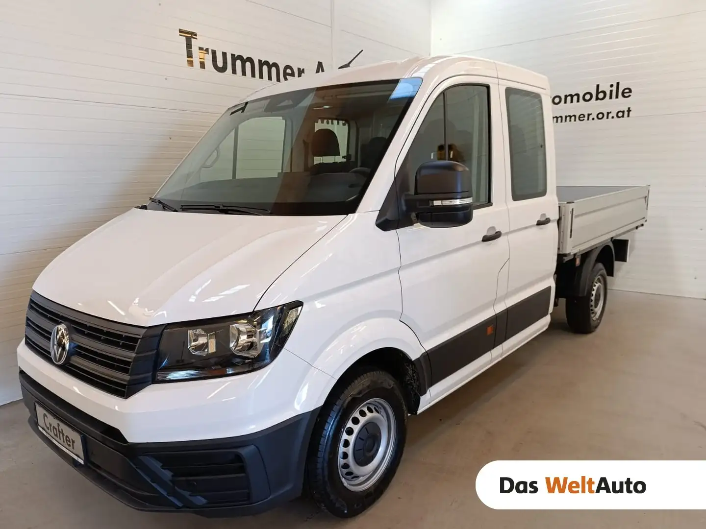 Volkswagen Crafter VW Crafter 35 T6 Doka-Pritsche L3 TDI Weiß - 1