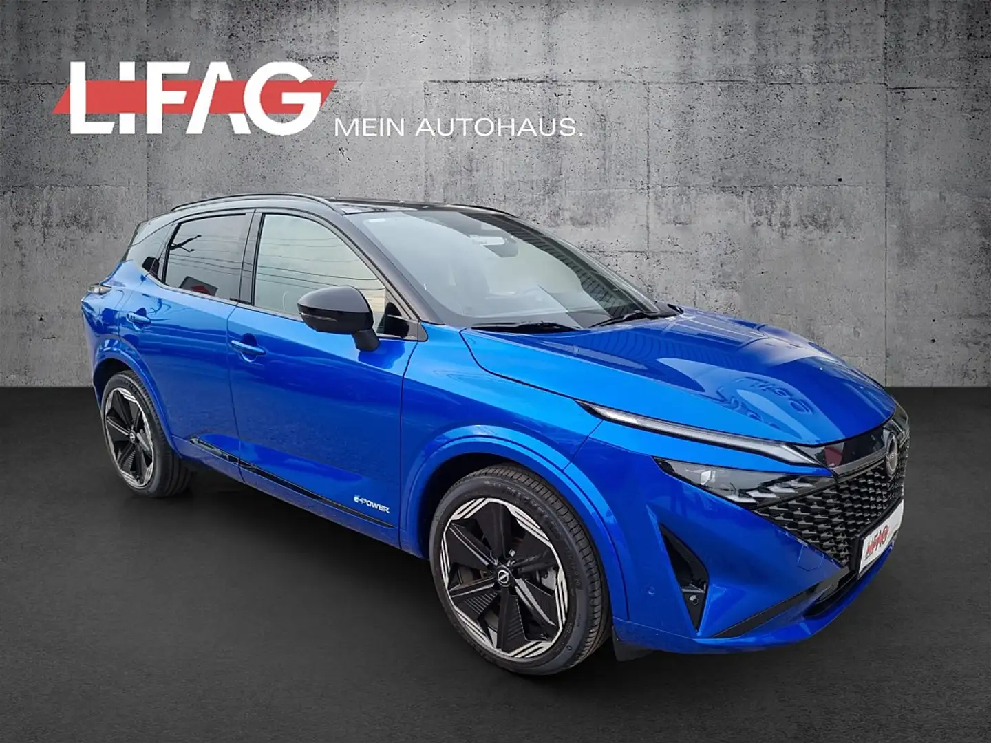 Nissan Qashqai 1,5 VC-T e-Power N-Design+ *ab € 35.990,-* Bleu - 1