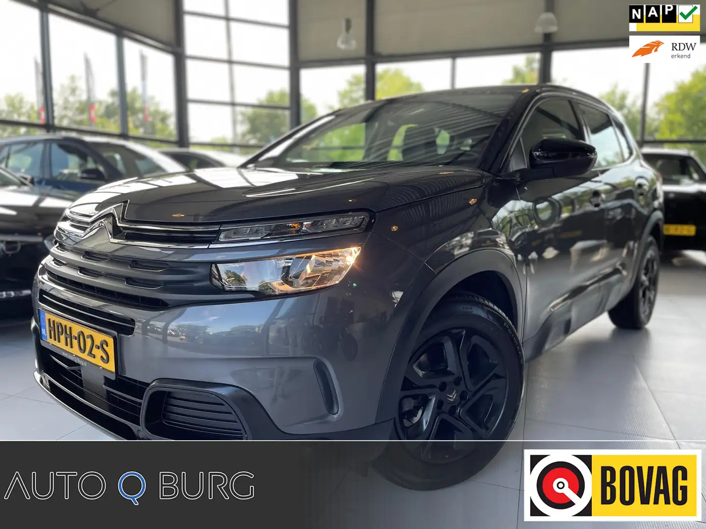 Citroen C5 Aircross 1.2 PureTech Live | Navi| Cruise | Carplay | PDC | Grijs - 1