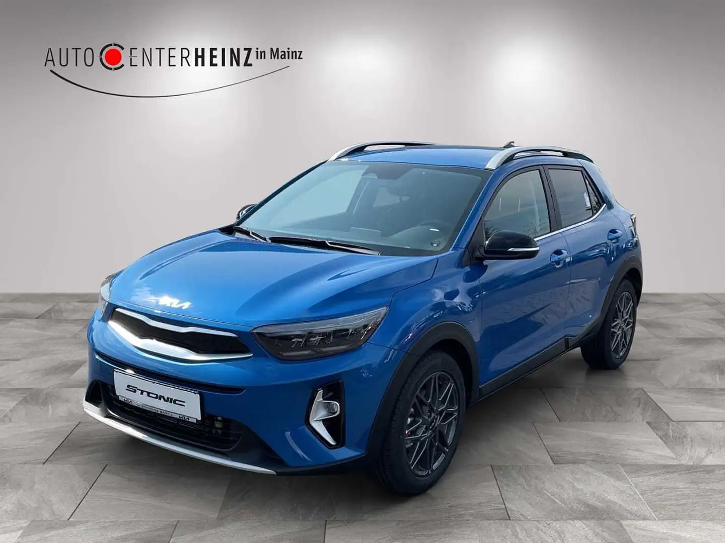 Kia Stonic 1.0 T-GDI OPF Mild Hybrid Nightline Edition Nightl Modrá - 1