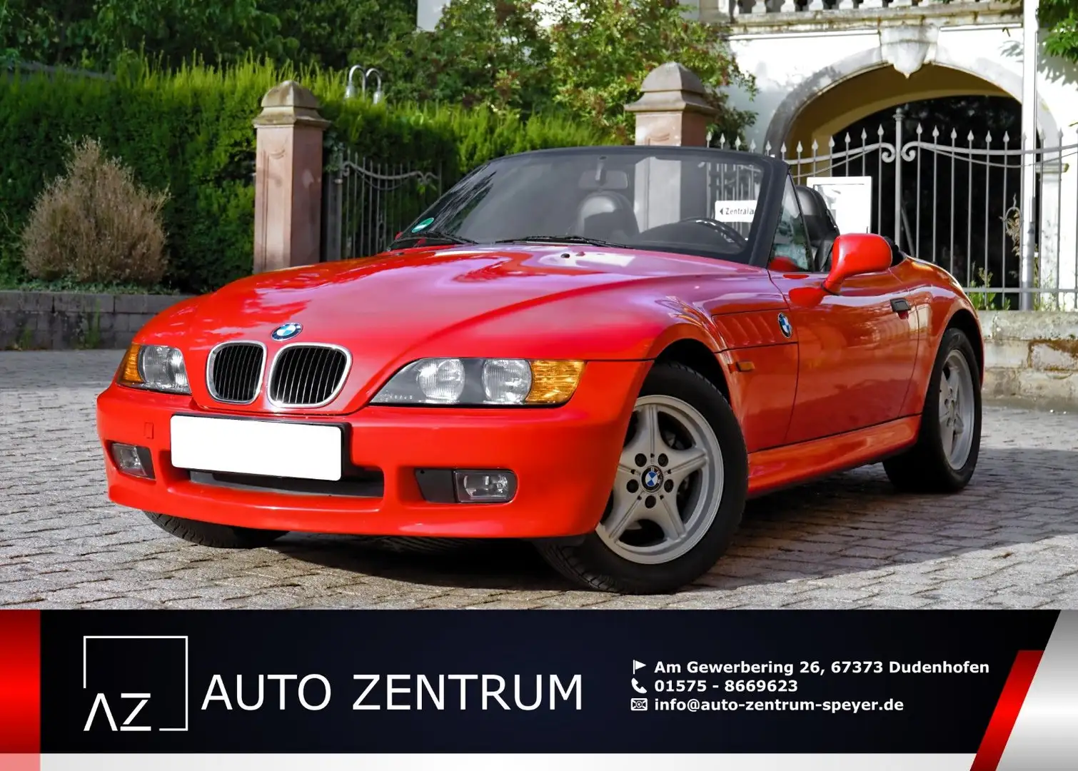 BMW Z3 1.9 *Automatik, SHZ, elektr. Verdeck, LMF * Rood - 1
