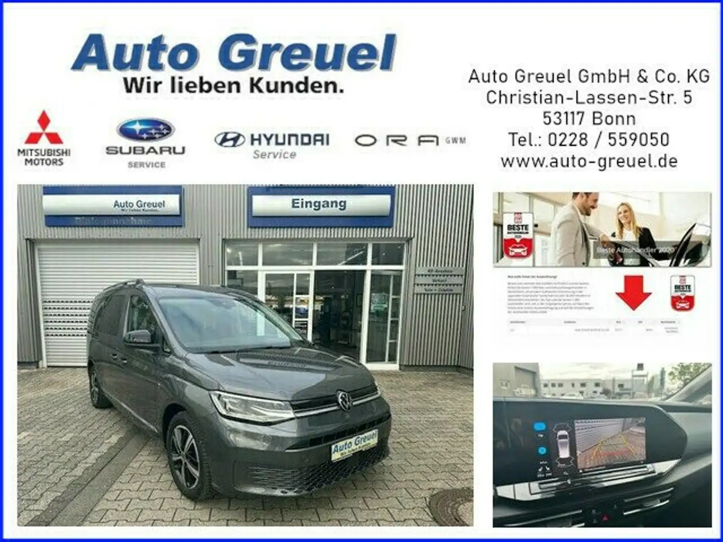 Volkswagen Caddy 2,0 TDI Style Allwetterreifen Gris - 1