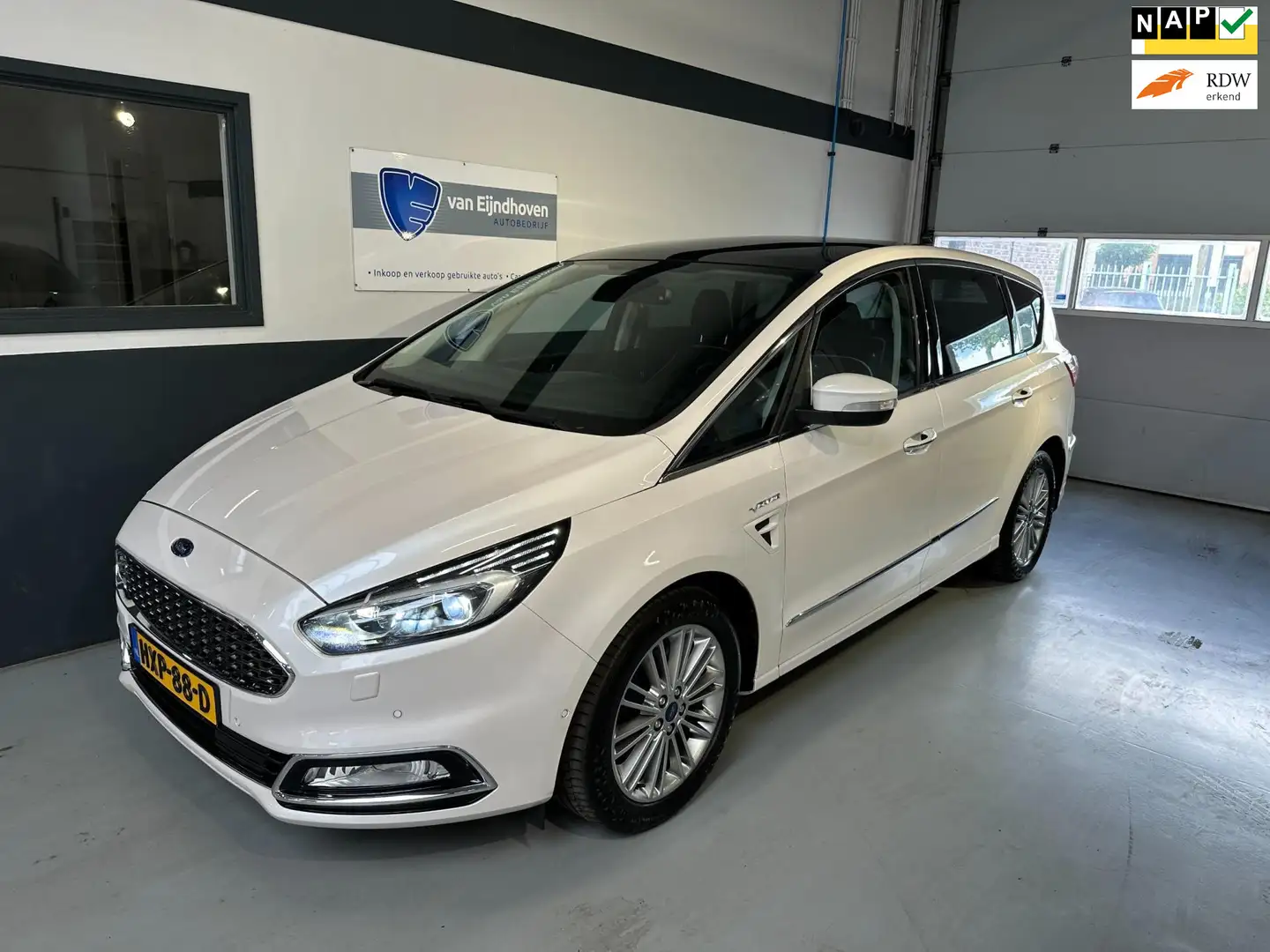 Ford S-Max 1.5 Ecoboost Vignale Trekh|Acc|Leder Wit - 1