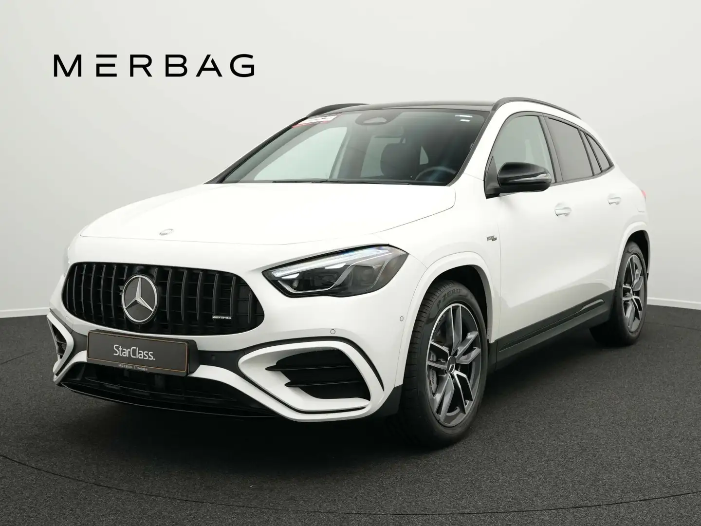 Mercedes-Benz GLA 35 AMG GLA 35 AMG 4MATIC Multi+Pano+AHK+Night+Totw Navi Blanc - 1