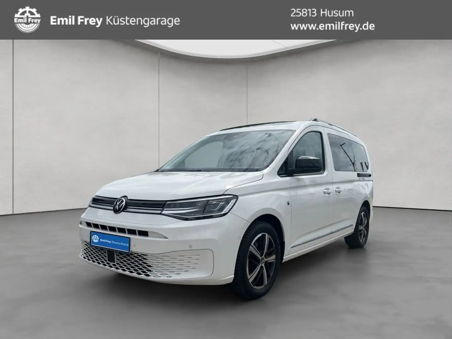 Volkswagen Caddy 2.0 TDI DSG Style Weiß - 1