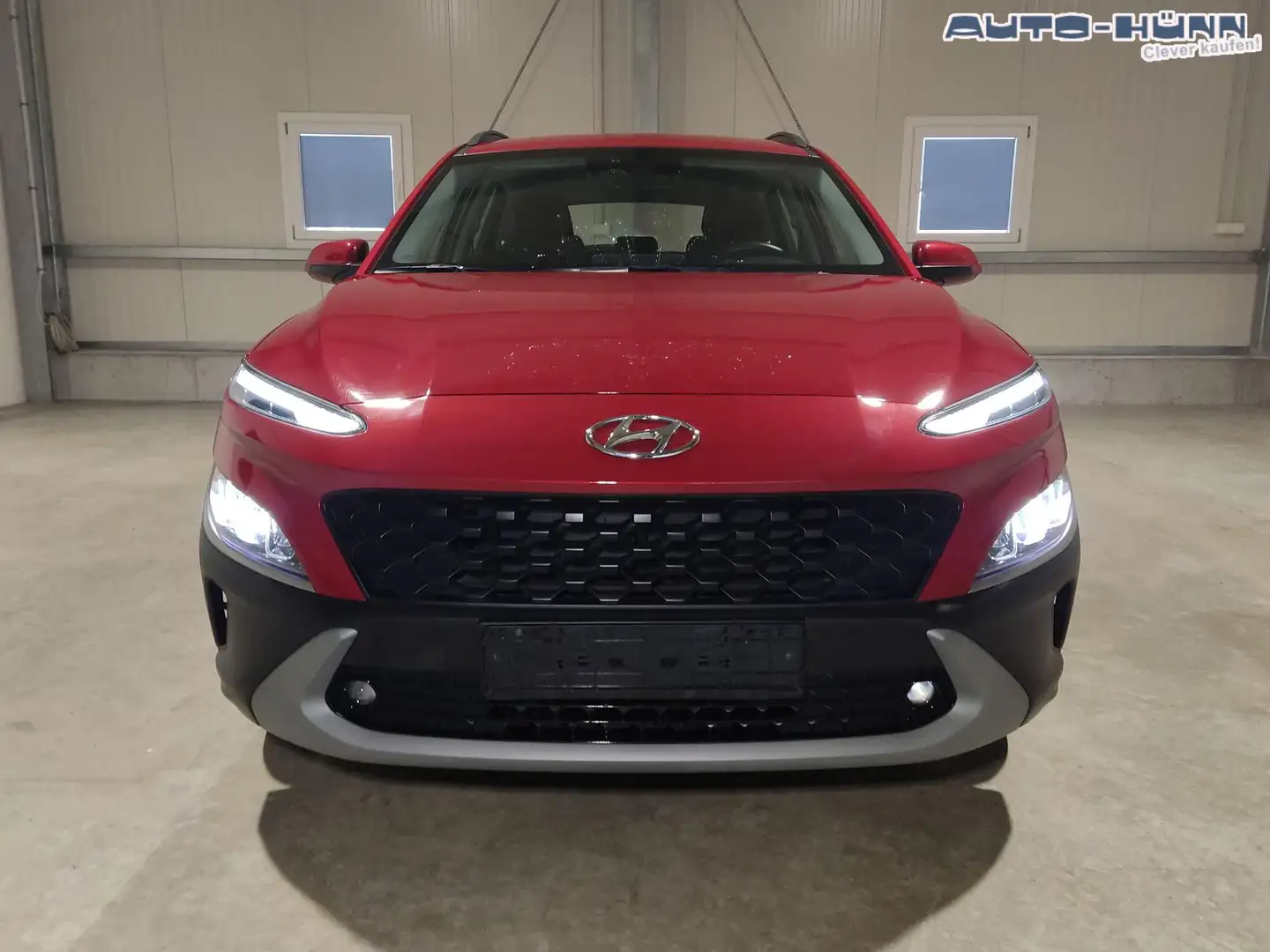 Hyundai KONA 1.6 GDI Hybrid 141 PS DCT Navi-Anhängerkupplung... Czerwony - 2