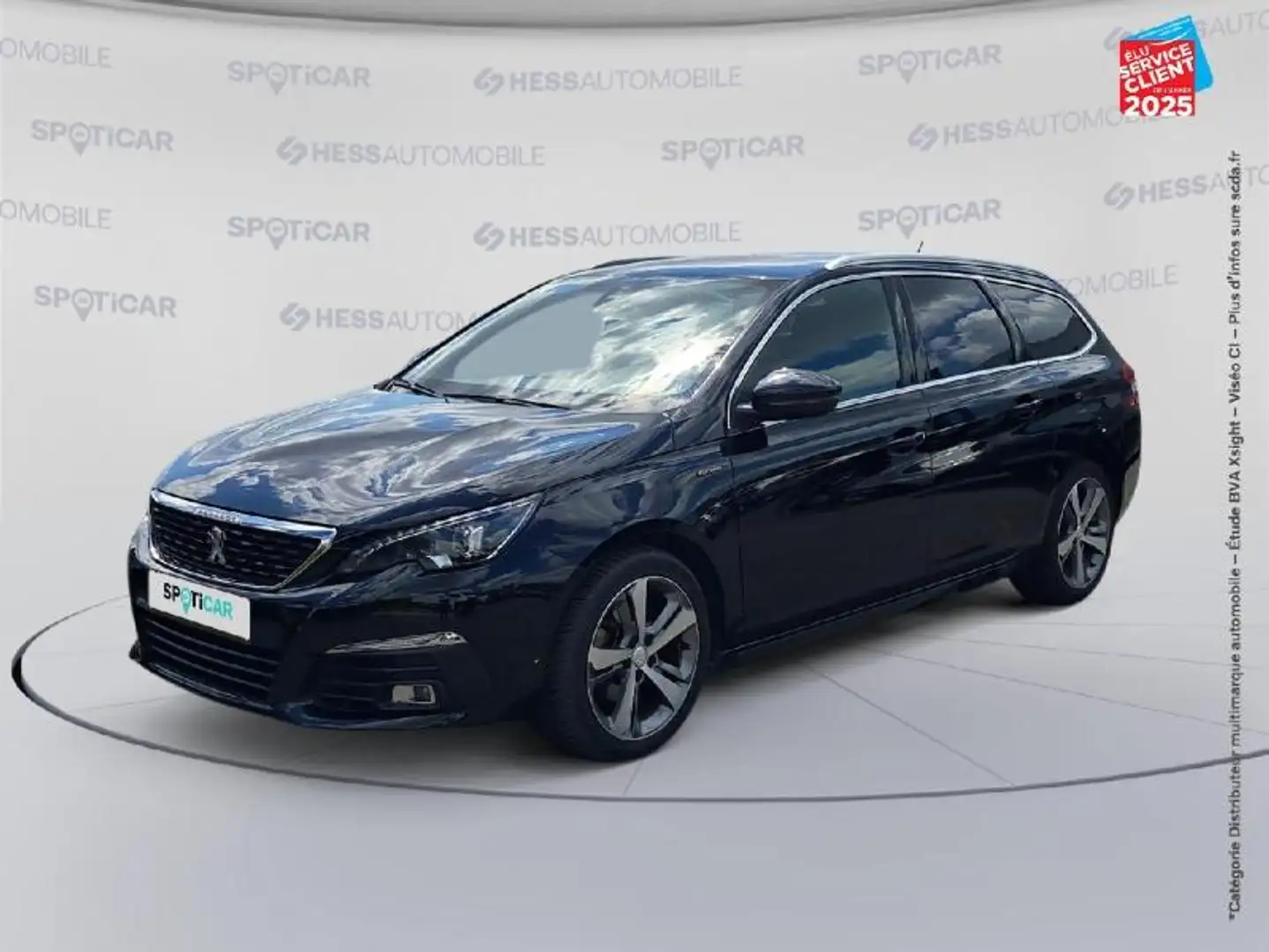 Peugeot 308 1.5 BlueHDi 130ch S/S GT Line Camera Noir - 1