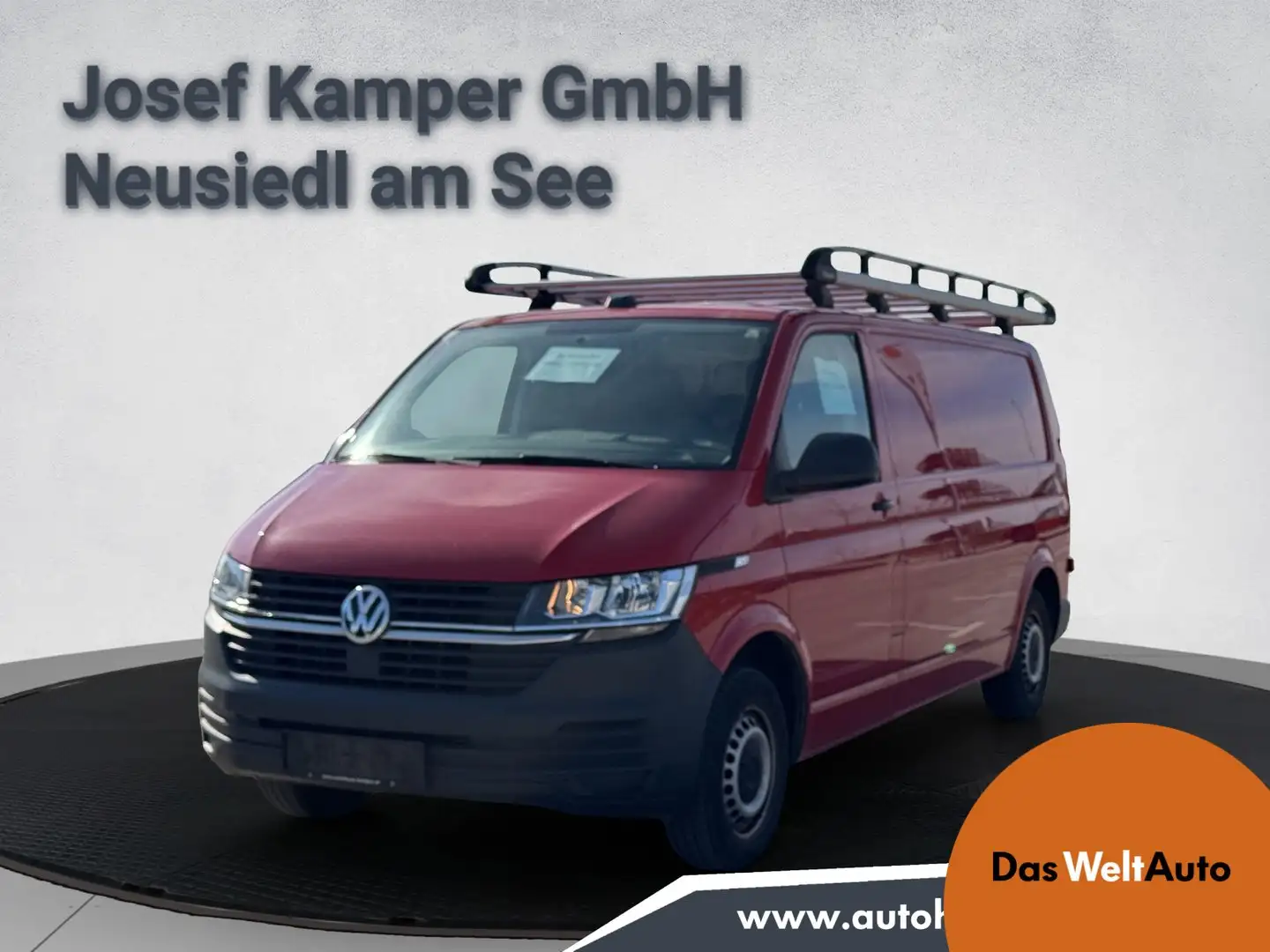 Volkswagen T6.1 Transporter VW Transporter T6.1 Kastenwagen Entry LR TDI Rood - 1
