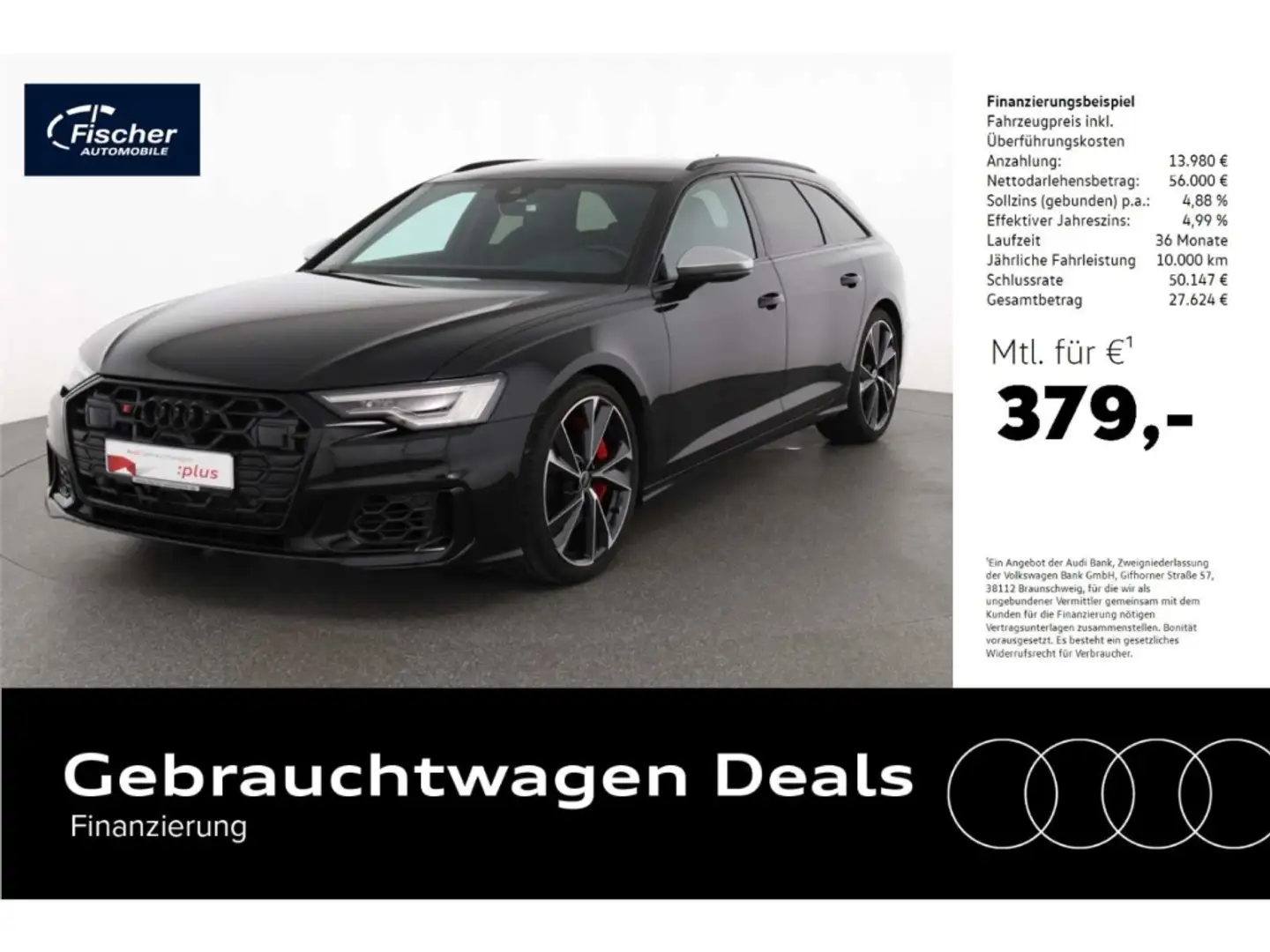 Audi S6 Avant TDI quattro Schwarz - 1