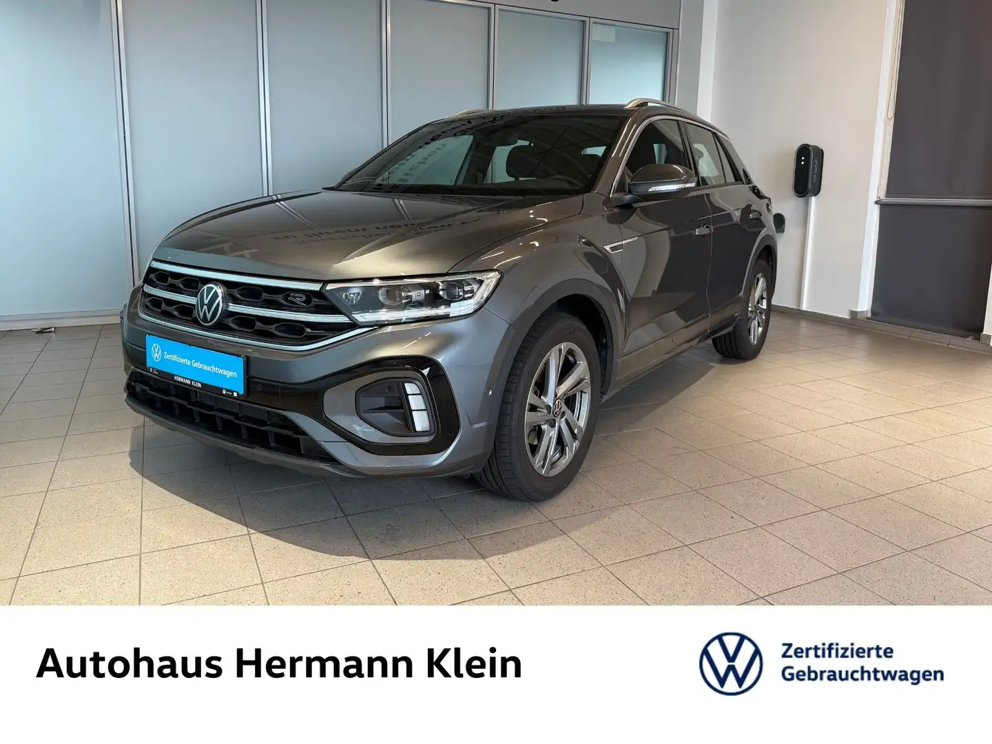 Volkswagen T-Roc 1.5 TSI R-Line Elektr. Heckklappe, LED, ACC Grijs - 1