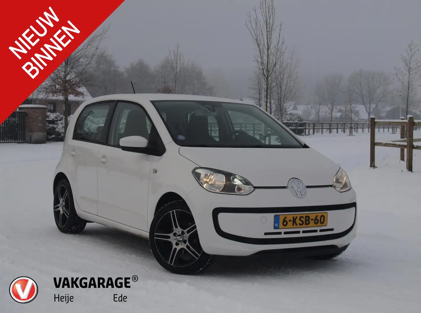 Volkswagen up! 1.0 move up! BlueMotion | NL-auto | Bluetooth | El Weiß - 1