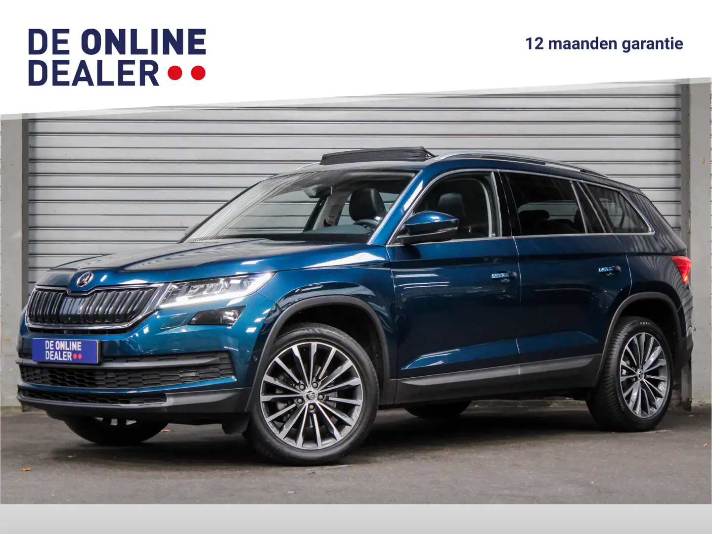Skoda Kodiaq 1.4 TSI DSG Style Business 7p. |Pano|Leder|360cam| Bleu - 1