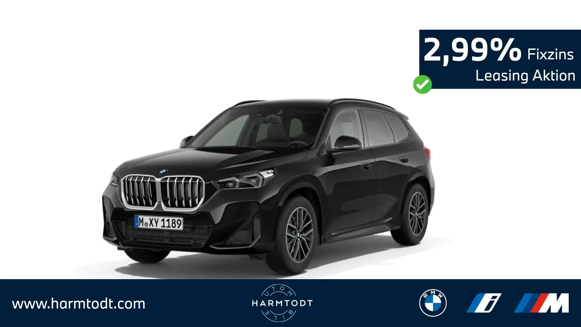 BMW X1 xDrive20d M-Sportpaket *2,99% Fixzins-Leasing* Noir - 1