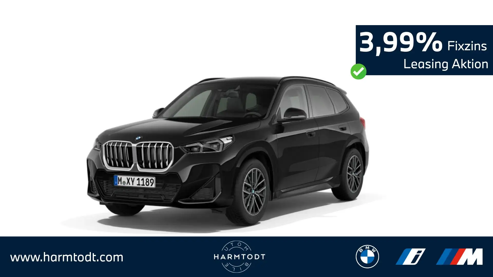 BMW X1 xDrive20d M-Sportpaket *3,99% Fixzins-Leasing* Schwarz - 1