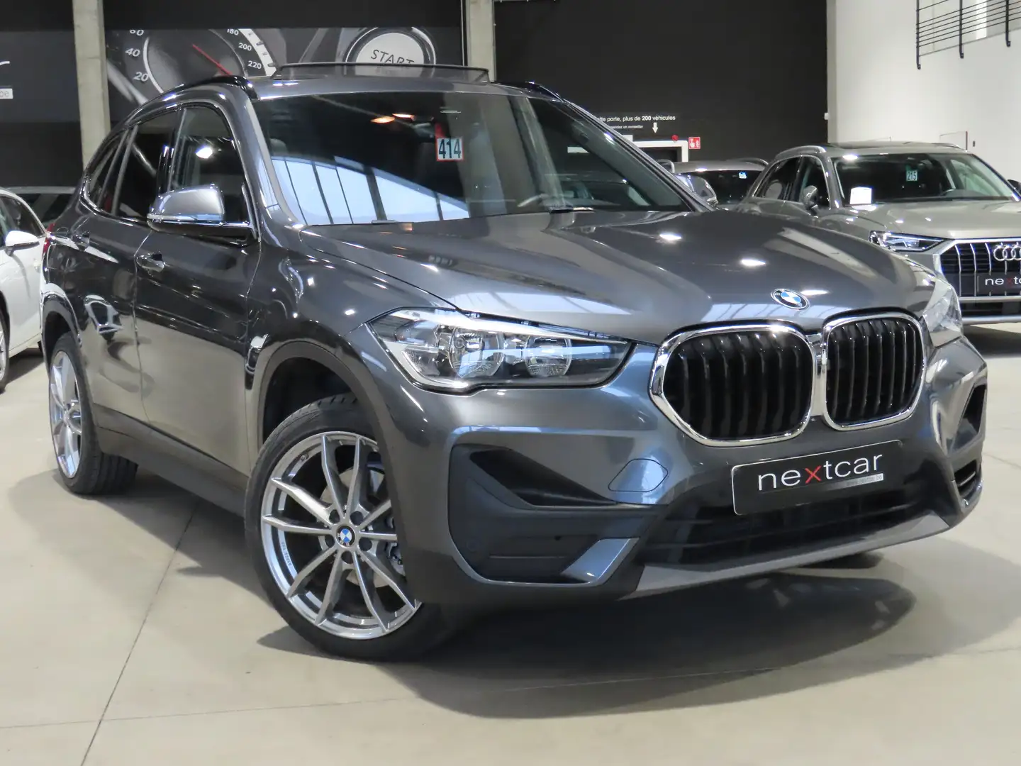 BMW X1 18i sDrive *PANO-NAVI PRO-CUIR-HUD-CAMERA* Gris - 2