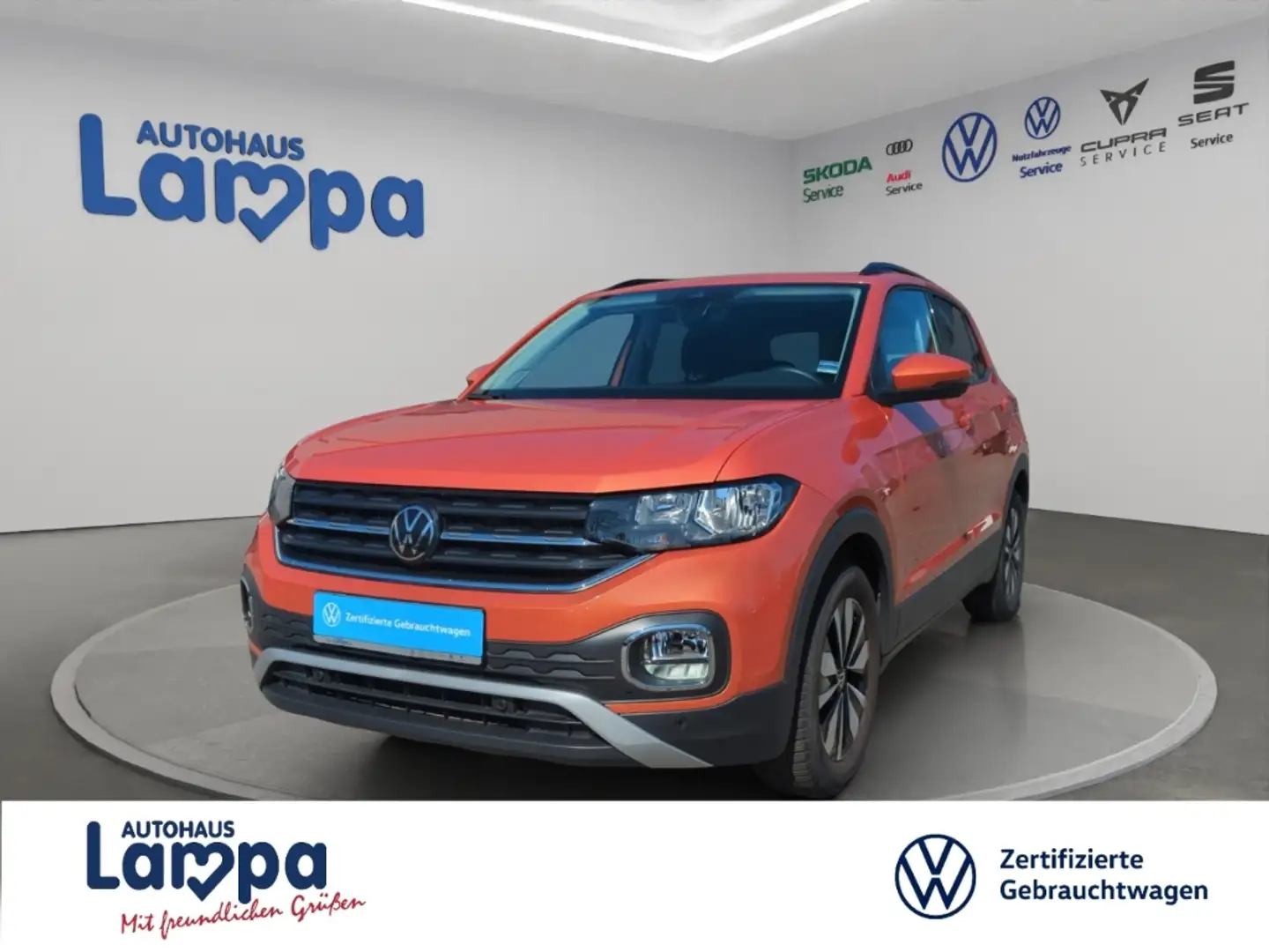 Volkswagen T-Cross Move 1.0 TSI 5-Gang NAV,PDC,SHZ,MFL,ACC,KLIMA Orange - 2