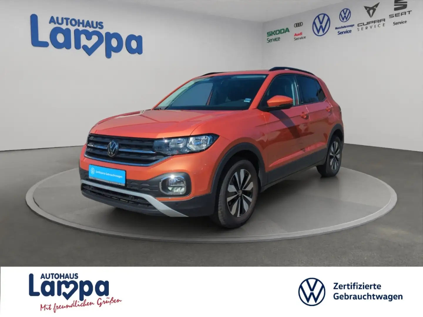 Volkswagen T-Cross Move 1.0 TSI 5-Gang NAV,PDC,SHZ,MFL,ACC,KLIMA Orange - 1