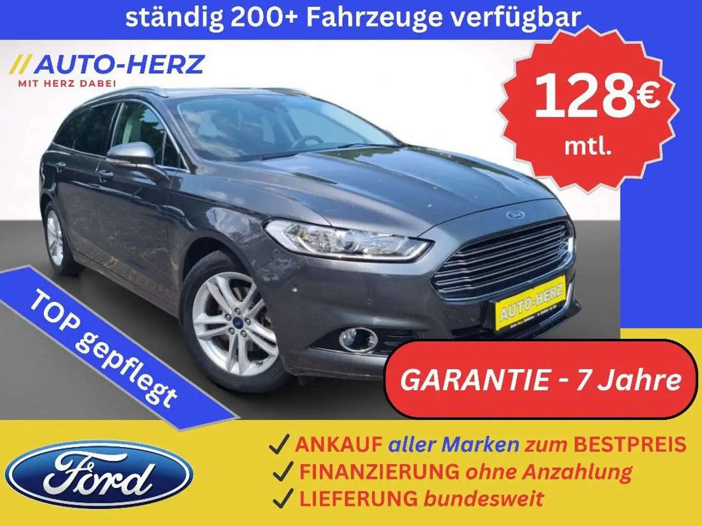Ford Mondeo Turnier Automatik-Sitzhz-PDC-Navi-Klimaau Gri - 1