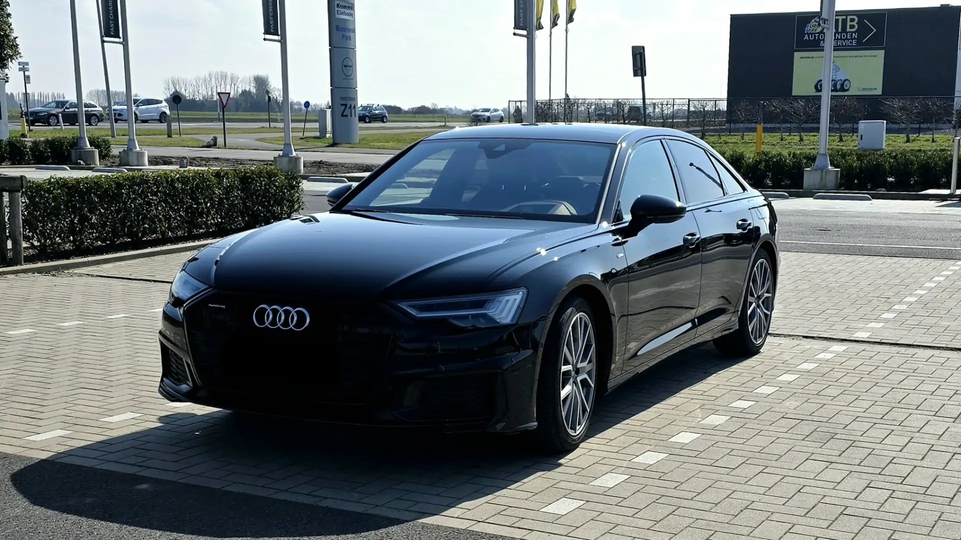 Audi A6 55 TFSI e quattro S *Full *Z/W-velgen *hybride Noir - 2