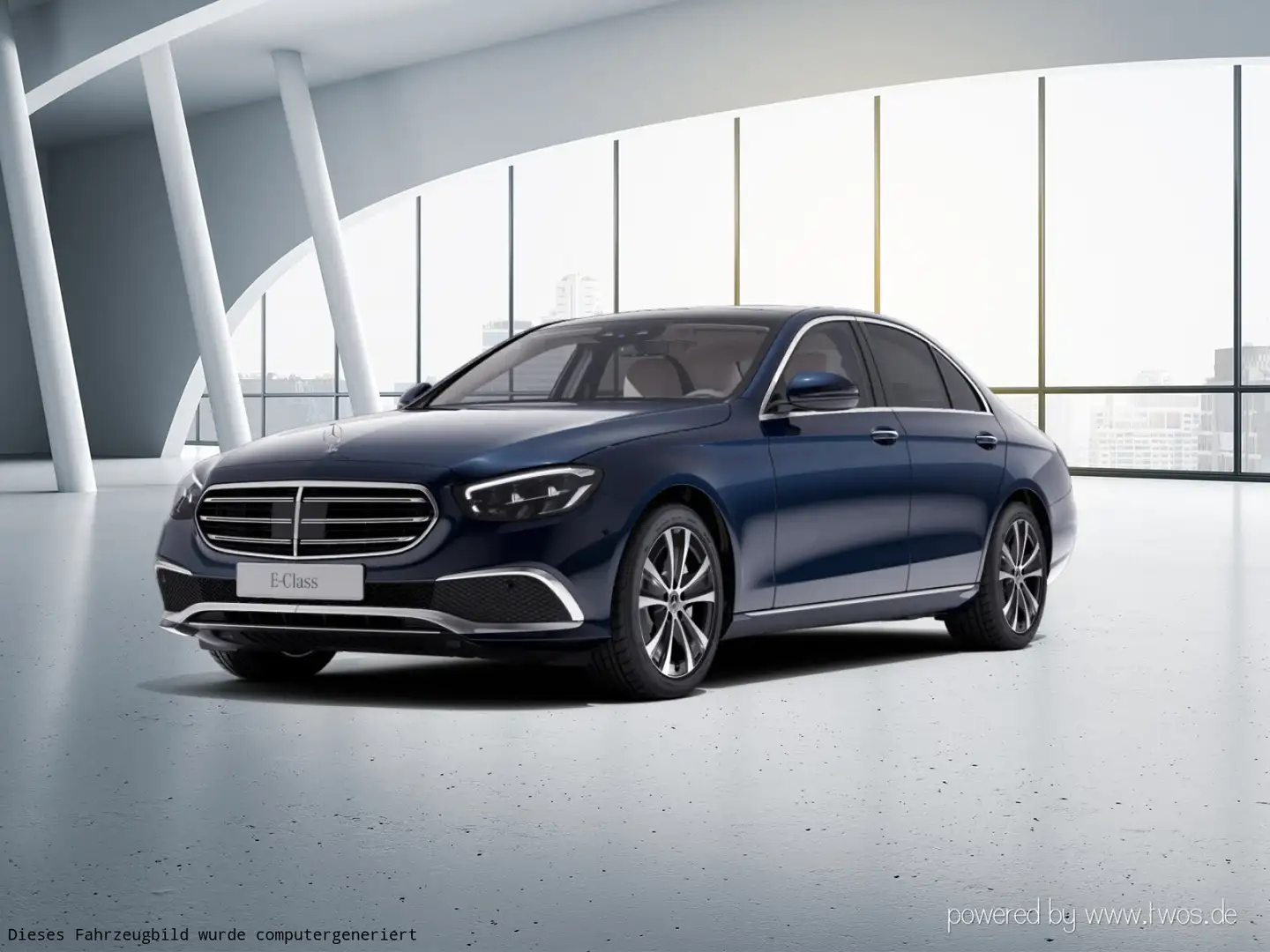 Mercedes-Benz E 300 E 300 e 4M EXCLUSIVE/Pano.-Dach/Distronic/Kamera Blau - 2