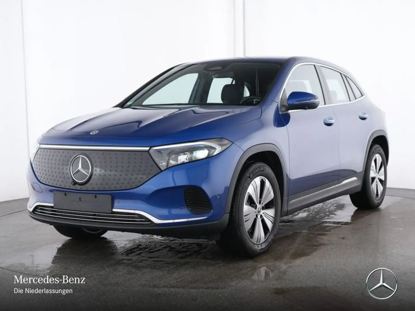 Mercedes-Benz EQA 350 4M PROG+PLUS-PAKET+AHK+360+KEYLESS+SPUR Blau - 2