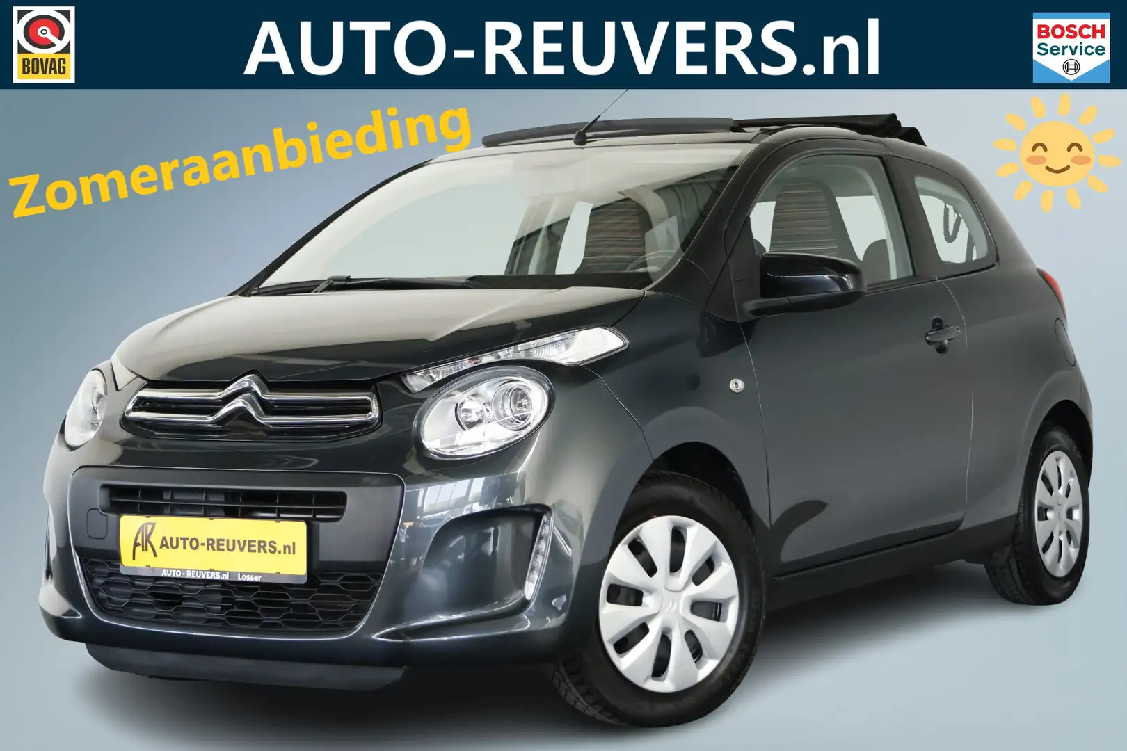 Citroen C1 1.0 e-VTi Airscape Feel / Opendak / Bluetooth / 4S Grijs - 1