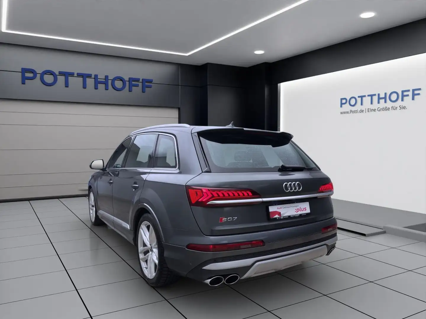 Audi SQ7 Q STDHZG PANO AHK MATRIX NAVI+ Gris - 2