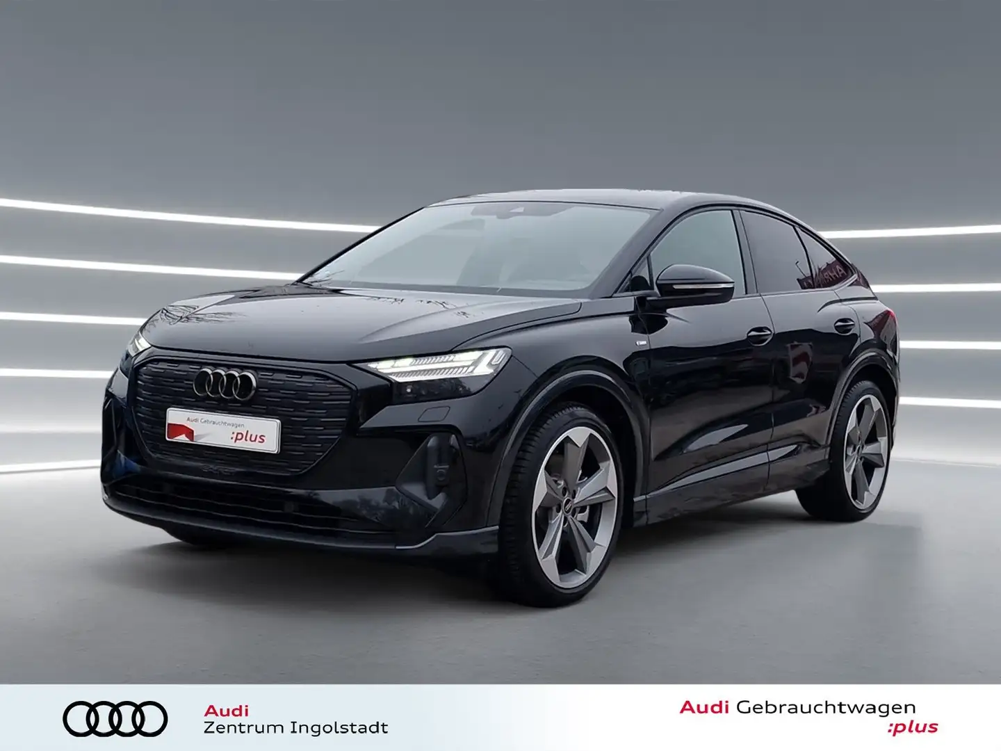 Audi Q4 e-tron Q4 Sportback e-tron 55 qu 2x S line MATRIX AHK Schwarz - 2