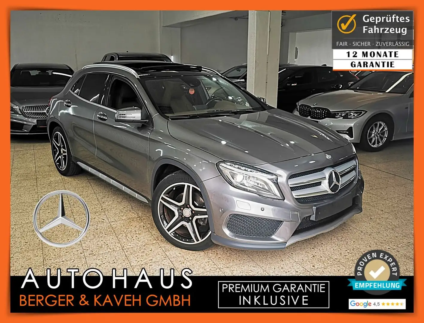 Mercedes-Benz GLA 220 4MATIC | AMG | PANO +[12M. GARANTIE] Gris - 1