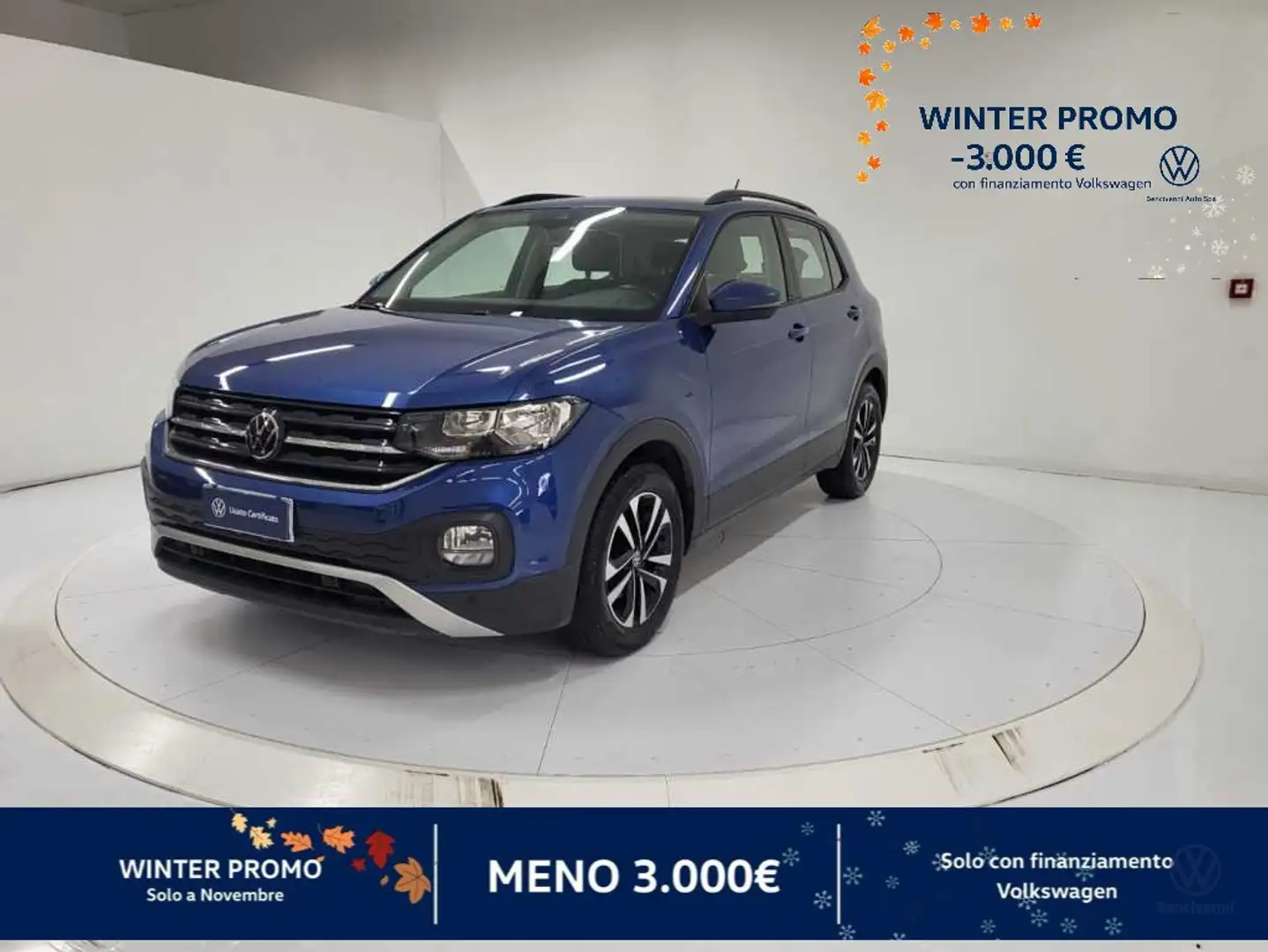 Volkswagen T-Cross 1.0 TSI 110 CV Style Blauw - 1