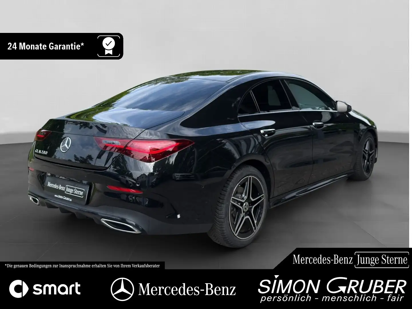 Mercedes-Benz CLA 200 AMG Night Pano Ambi KeyGO MBeam Fahrass Noir - 2