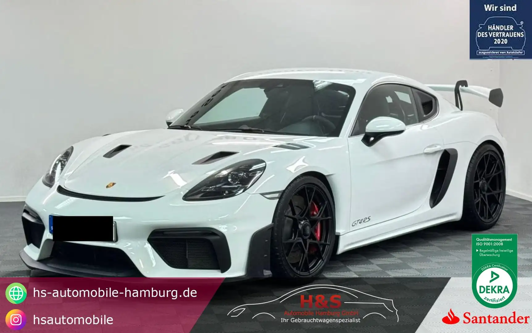 Porsche 718 Cayman GT4 RS Blanco - 1