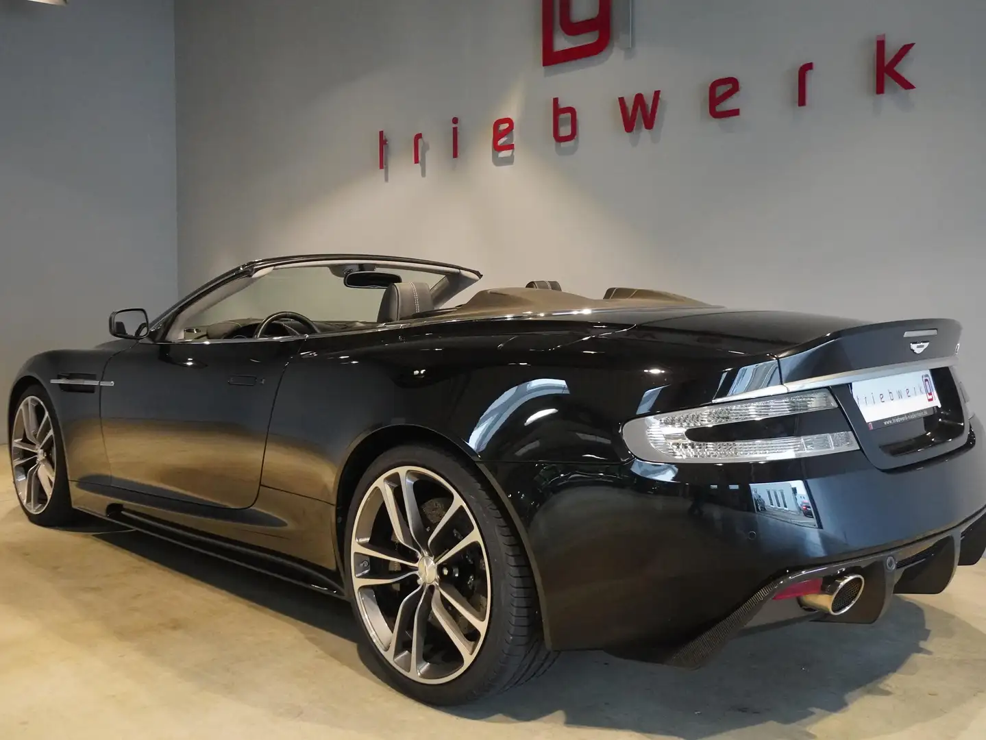 Aston Martin DBS V12 6.0 Volante*Top-Zst*2.Hd.*U-frei*BRD* Schwarz - 2