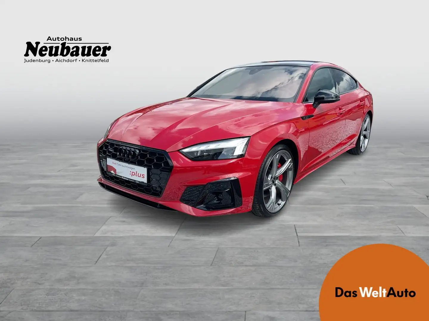Audi A5 45 TFSI quattro S line Rojo - 1