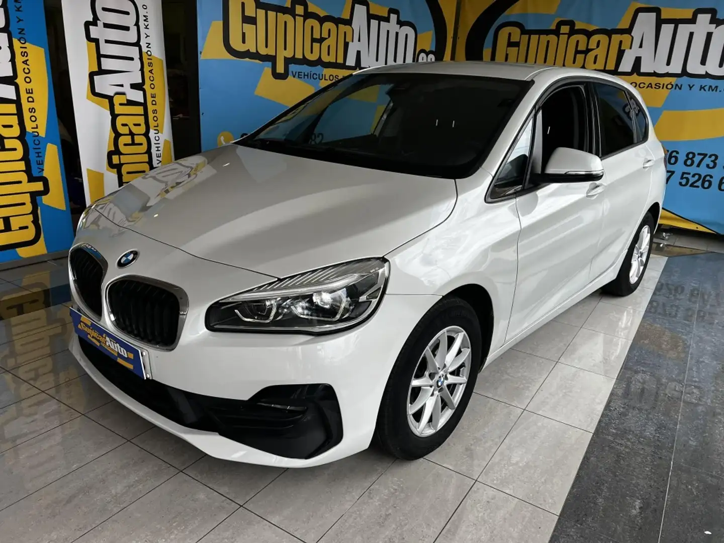 BMW 218 218d Active Tourer Blanc - 1