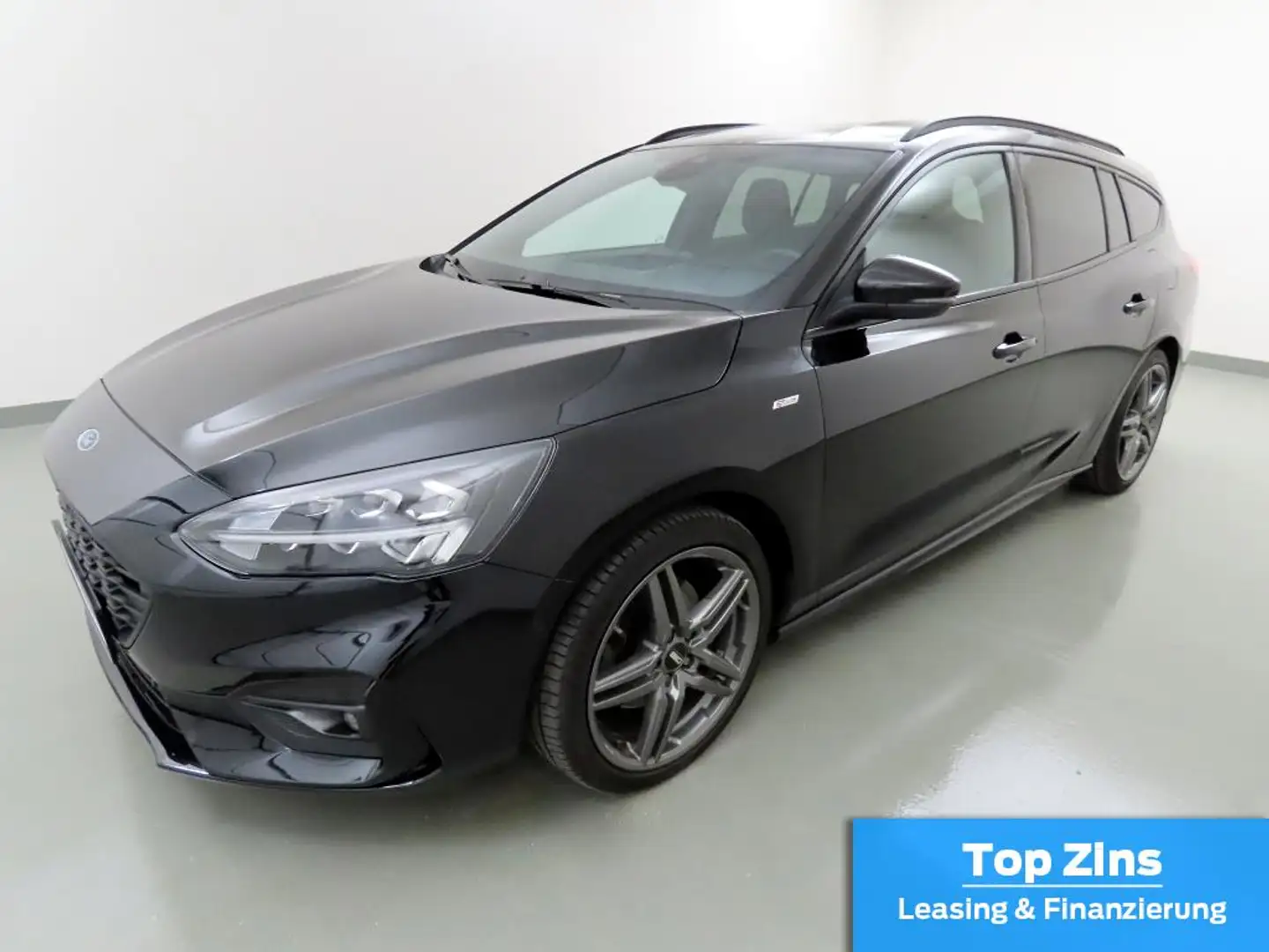 Ford Focus Turnier 1.0M-Hybrid ST-Line HeadUP+AHK+iACC Schwarz - 2