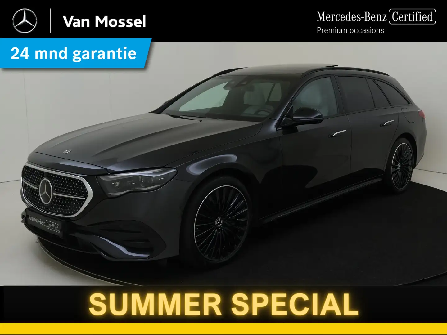 Mercedes-Benz E 300 Estate e AMG Line Premium plus/ Luchtvering/ Nappa Grijs - 1