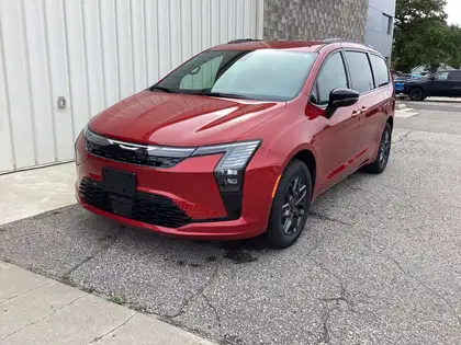 Red 2027 Chrysler Pacifica Minivan All-Wheel Drive 9-Speed Automatic