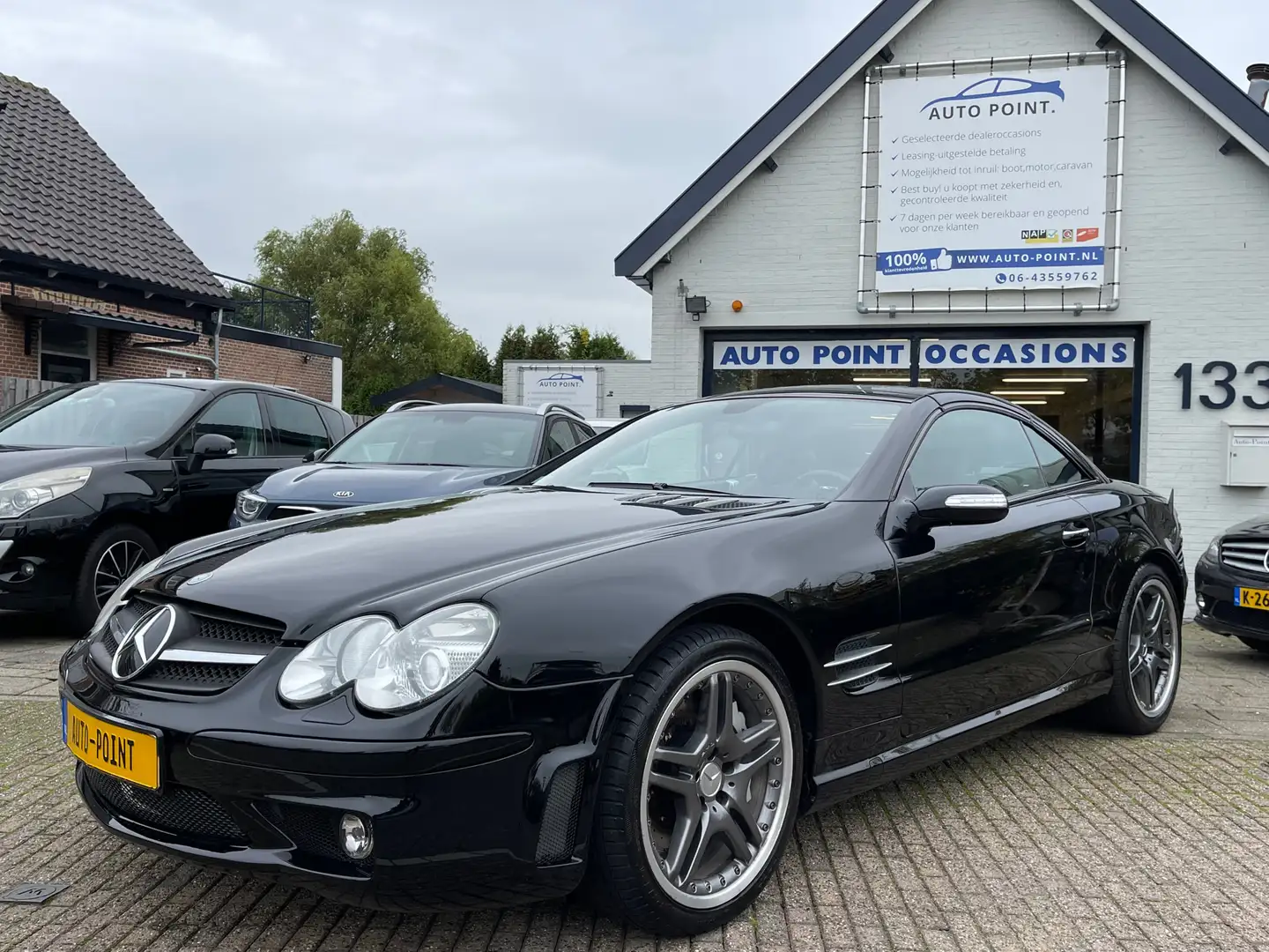 Mercedes-Benz SL-klasse 65 AMG V12 612PK UNIEK NW PRIJS €301900, Zwart - 1